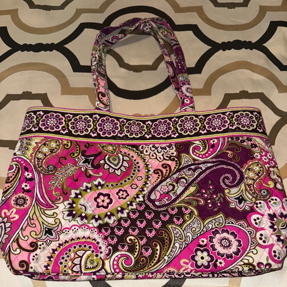 Vera Bradley Satchel - Prettiest Pink Paisley EVER! Great for school or office!